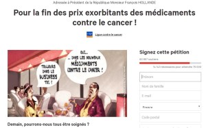 pétition cancer